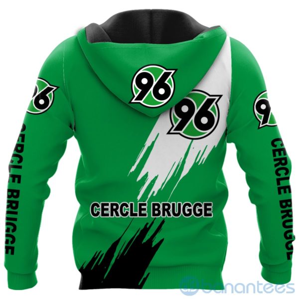 Cercle Brugge Green All Over Printed Hoodies Zip Hoodies Product Photo