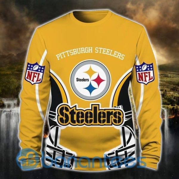 Cheap Price Nfl Full Printed 3D Sweatshirt Pittsburgh Steelers Product Photo