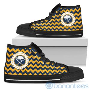 chevron striped buffalo sabres high top shoes 3 dOMqU 300x300 image Chevron Striped Buffalo Sabres High Top Shoes Product Photo