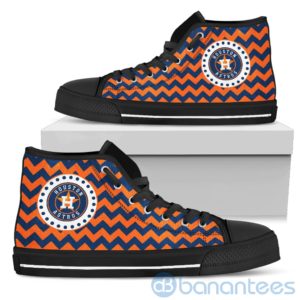 chevron striped houston astros high top shoes 3 u2UC0 300x300 image Chevron Striped Houston Astros High Top Shoes Product Photo