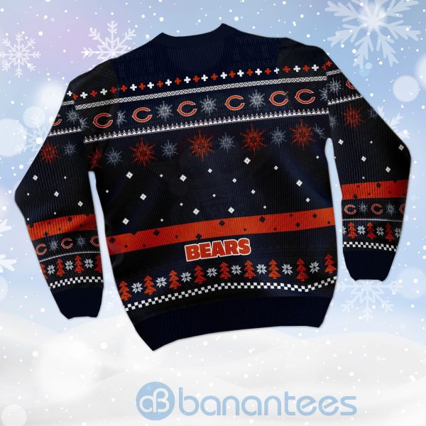 Chicago Bears Funny Charlie Brown Peanuts Snoopy Ugly Christmas 3D Sweater Product Photo