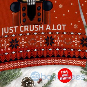 Chicago Bears I Am Not A Player I Just Crush Alot Ugly Christmas 3D Sweater Product Photo