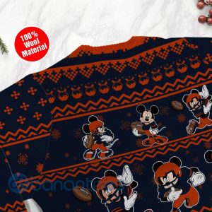 Chicago Bears Mickey Mouse Ugly Christmas 3D Sweater Product Photo
