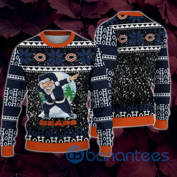Chicago Bears Santa Claus Ho Ho Ho All Over Printed 3D Sweatshirt Product Photo