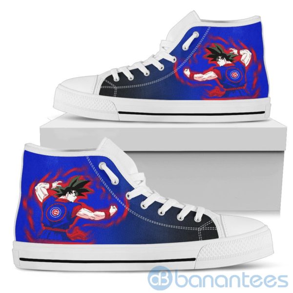 Chicago Cubs Goku Saiyan Power Anime High Top Shoes Product Photo