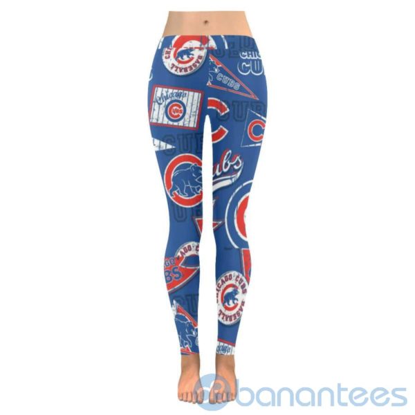 Chicago Cubs Low Rise Leggings For Women Product Photo