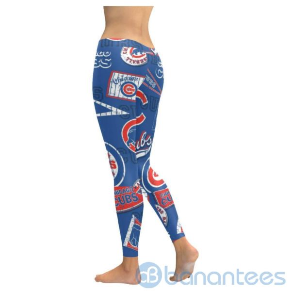 Chicago Cubs Low Rise Leggings For Women Product Photo