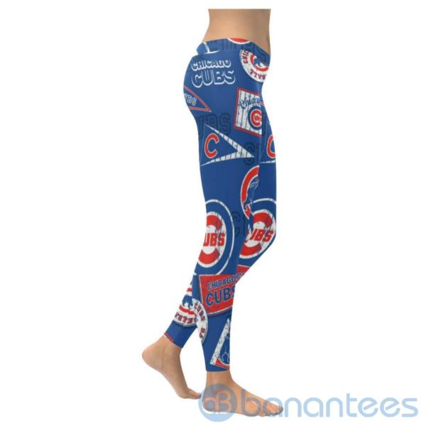 Chicago Cubs Low Rise Leggings For Women Product Photo
