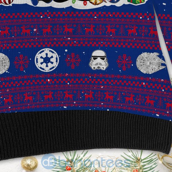 Chicago Cubs Star Wars Ugly Christmas 3D Sweater Product Photo