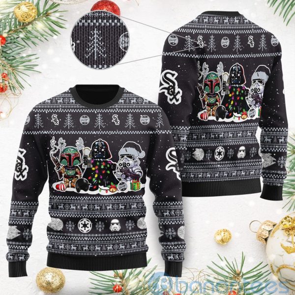 Chicago White Sox Star Wars Ugly Christmas 3D Sweater Product Photo