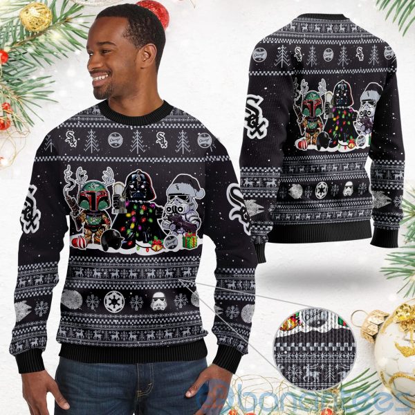 Chicago White Sox Star Wars Ugly Christmas 3D Sweater Product Photo