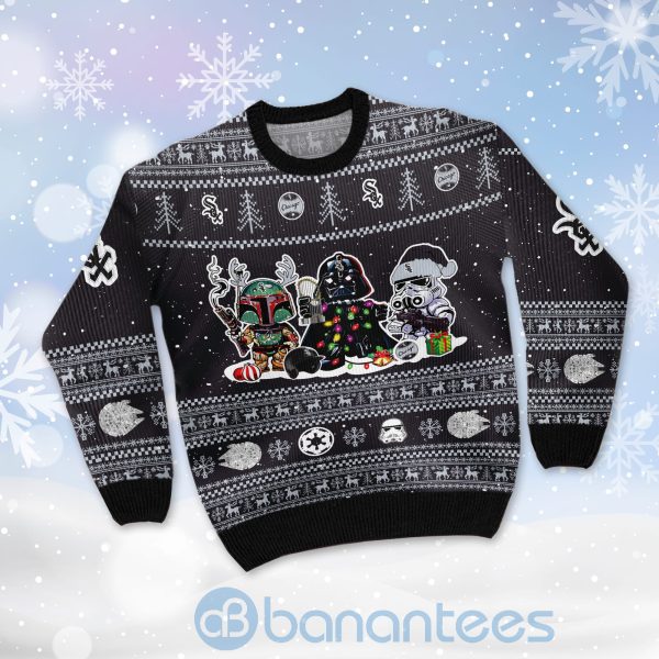 Chicago White Sox Star Wars Ugly Christmas 3D Sweater Product Photo