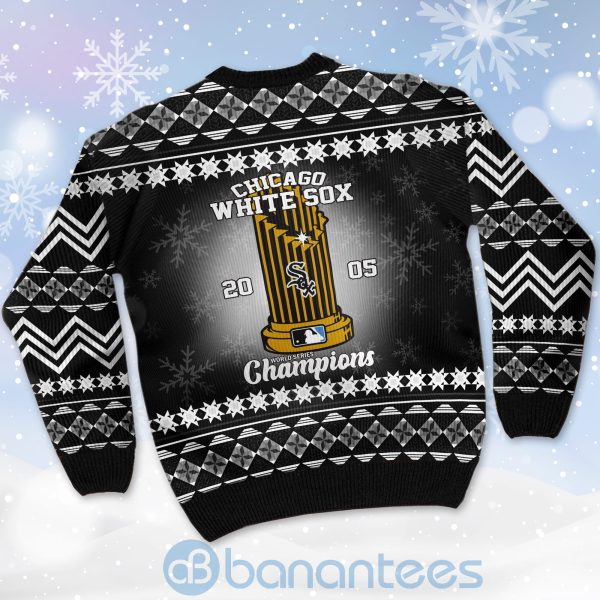Chicago White Sox World Series Champions Ugly Christmas 3D Sweater Product Photo