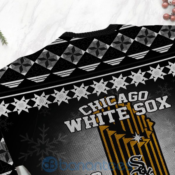 Chicago White Sox World Series Champions Ugly Christmas 3D Sweater Product Photo