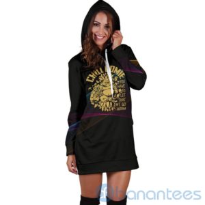 Chill Homie Hoodie Dress For Women Product Photo