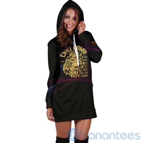 Chill Homie Hoodie Dress For Women Product Photo