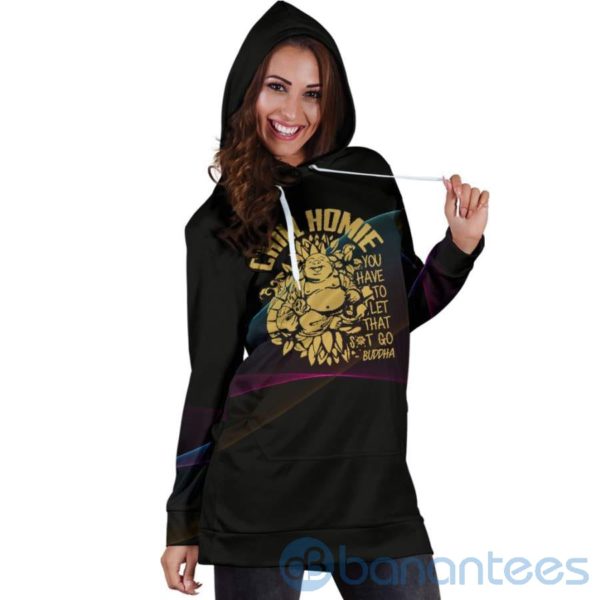 Chill Homie Hoodie Dress For Women Product Photo