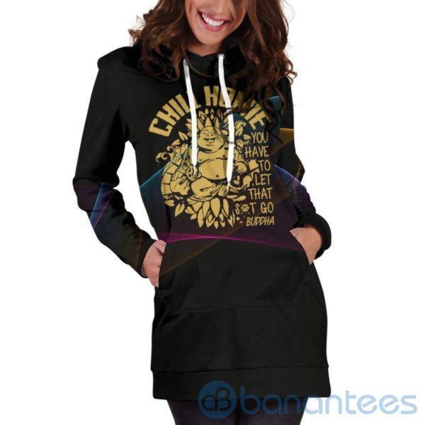 Chill Homie Hoodie Dress For Women Product Photo