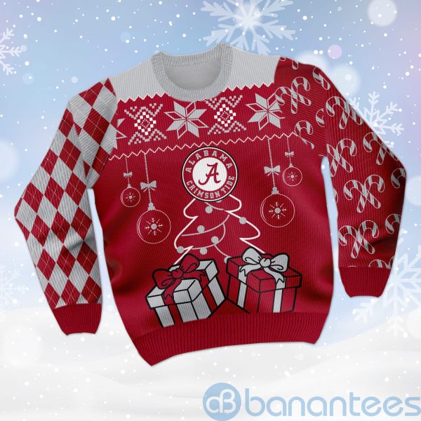 Christmas Gift Alabama Crimson Tide Funny Ugly Christmas 3D Sweater Product Photo
