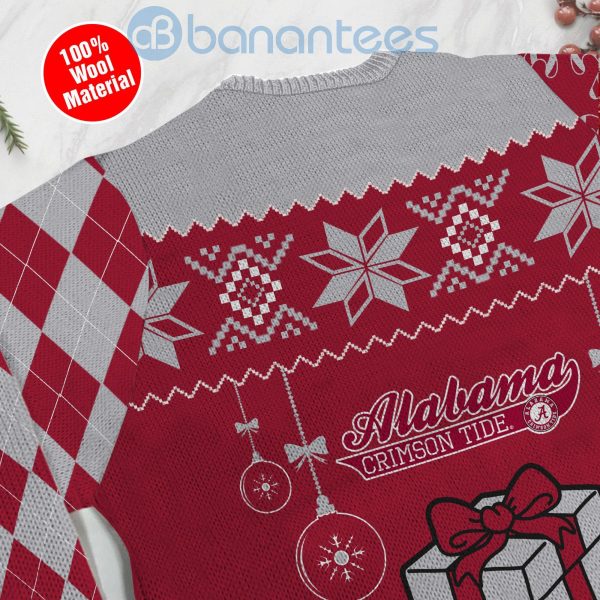 Christmas Gift Alabama Crimson Tide Funny Ugly Christmas 3D Sweater Product Photo