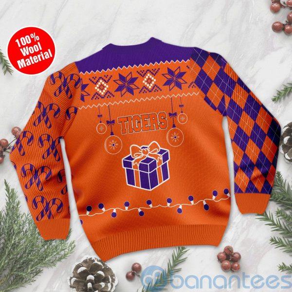 Christmas Gift Clemson Tigers Funny Ugly Christmas 3D Sweater Product Photo