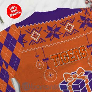 Christmas Gift Clemson Tigers Funny Ugly Christmas 3D Sweater Product Photo