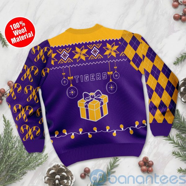 Christmas Gift LSU Tigers Funny Ugly Christmas 3D Sweater Product Photo