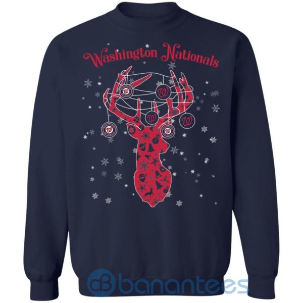 Christmas Shirt Reindeer Nationals Xmas Sweatshirt Product Photo