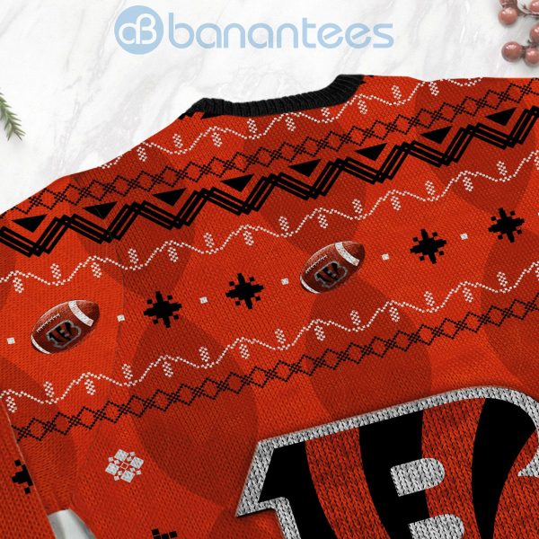 Cincinnati Bengals American Football Black Ugly Christmas 3D Sweater Product Photo