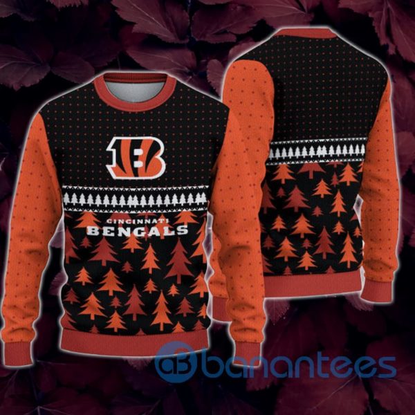 Cincinnati Bengals Christmas All Over Printed 3D Sweatshirt Product Photo