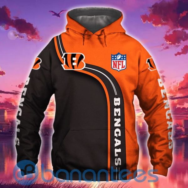 Cincinnati Bengals Full Printed Hoodie 3D Highway Letter Bengals Product Photo