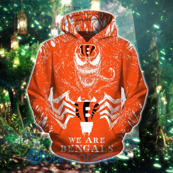 Cincinnati Bengals Hoodies 3D, 3D Zip Hoodie Product Photo