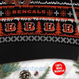 Cincinnati Bengals Jack Skellington Halloween Ugly Christmas 3D Sweater Product Photo