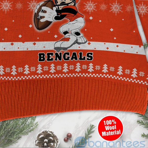 Cincinnati Bengals Mickey Mouse Funny Ugly Christmas 3D Sweater Product Photo