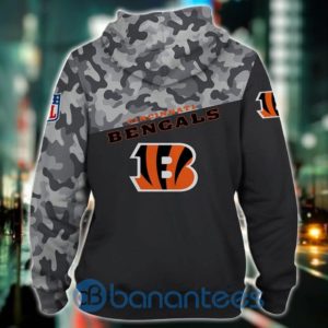 Cincinnati Bengals Military 3D Hoodie Product Photo