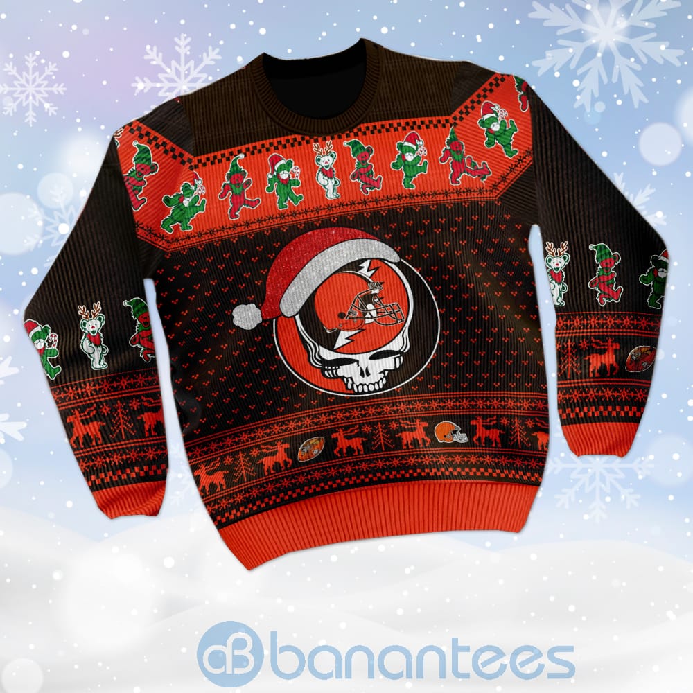 cleveland-browns-grateful-dead-skull-and-bears-custom-name-uglu-christmas-3d-sweater-2-CuH6o.jpg Cleveland Browns Grateful Dead SKull And Bears Custom Name Ugly Christmas 3D Sweater Product Photo