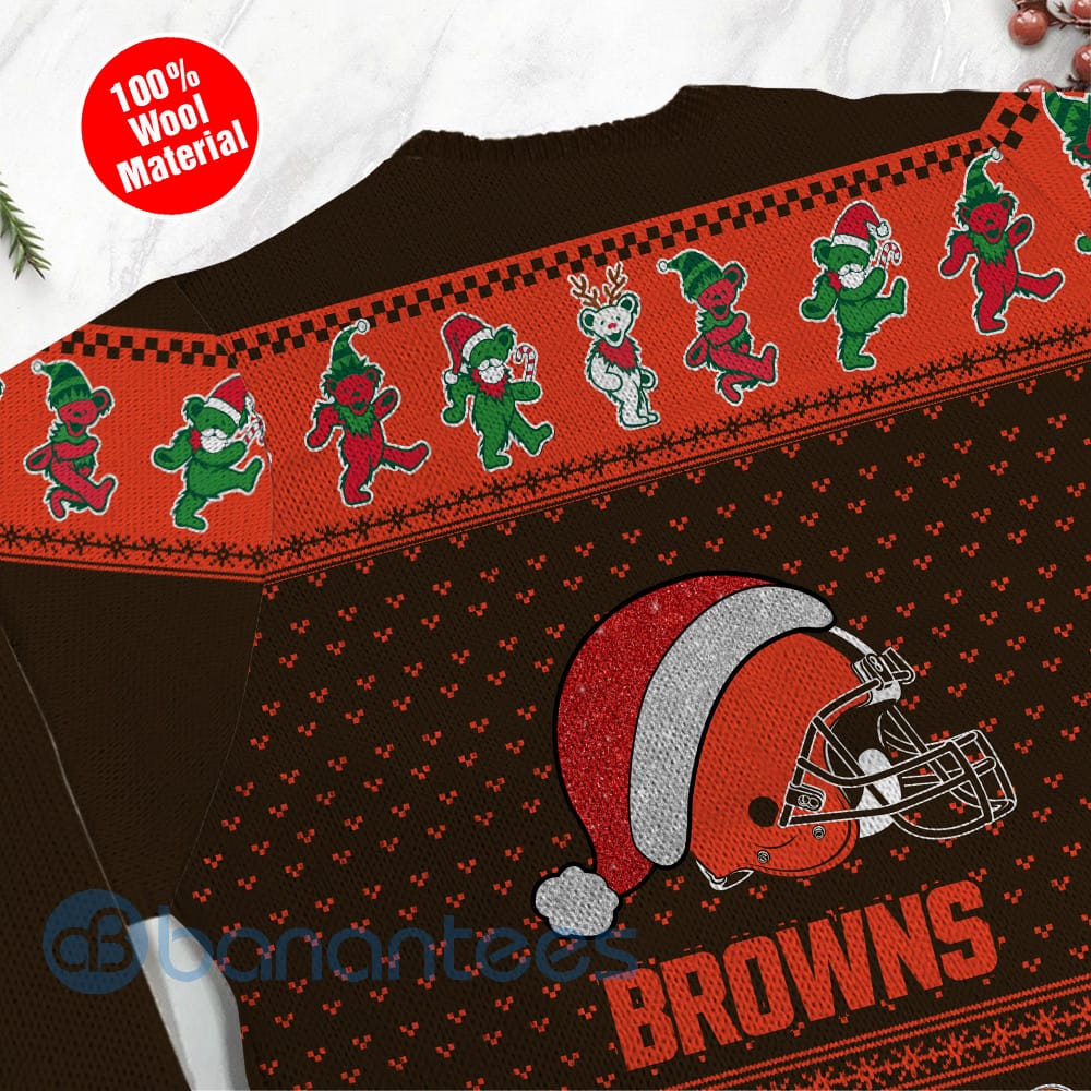 cleveland-browns-grateful-dead-skull-and-bears-custom-name-uglu-christmas-3d-sweater-5-Qy4kC.jpg Cleveland Browns Grateful Dead SKull And Bears Custom Name Ugly Christmas 3D Sweater Product Photo