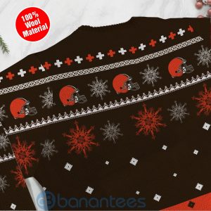 Cleveland Browns Mickey Mouse Funny Ugly Christmas 3D Sweater Product Photo