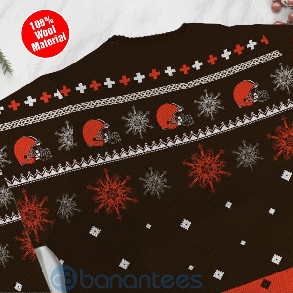 Cleveland Browns Mickey Mouse Funny Ugly Christmas 3D Sweater Product Photo