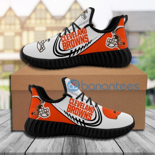 Cleveland Browns Sneakers Big Logo Raze Shoes Product Photo