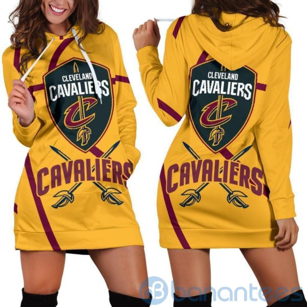 Cleveland Cavaliers Hoodie Dress For Women Product Photo