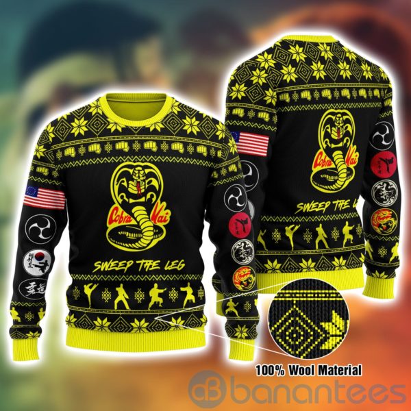 Cobra Kai Ugly Christmas All Over Printed 3D Shirt Product Photo
