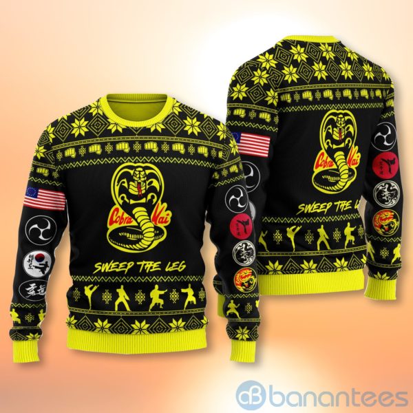 Cobra Kai Ugly Christmas All Over Printed 3D Shirt Product Photo
