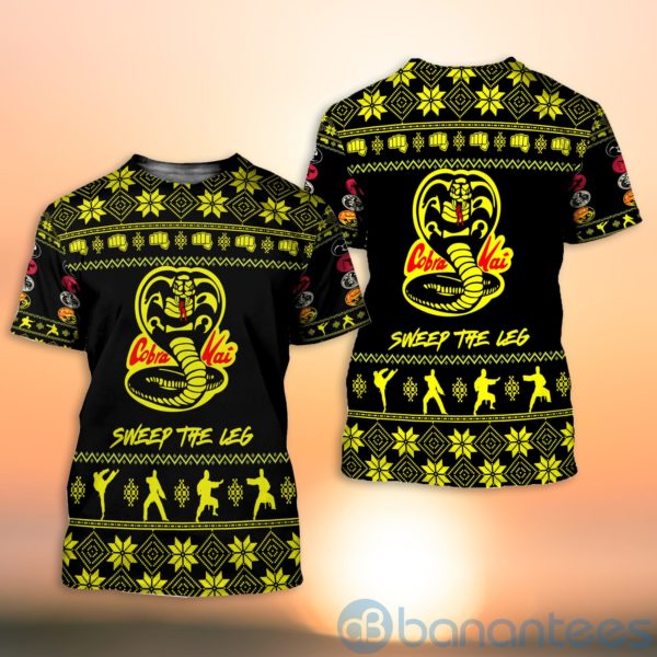 Cobra Kai Ugly Christmas All Over Printed 3D Shirt Product Photo