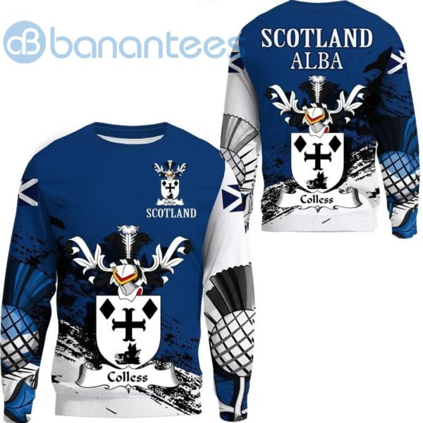 Colless Scottish Family Crest Scotland Special All Over Printed 3D Sweatshirt Product Photo