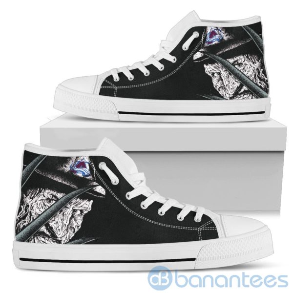 Colorado Avalanche Nightmare Freddy High Top Shoes Product Photo