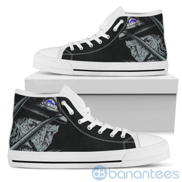 Colorado Rockies Nightmare Freddy High Top Shoes Product Photo