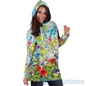 colorful flower hoodie dress for women 4 HtVnS 300x300 image Colorful Flower Hoodie Dress For Women Product Photo