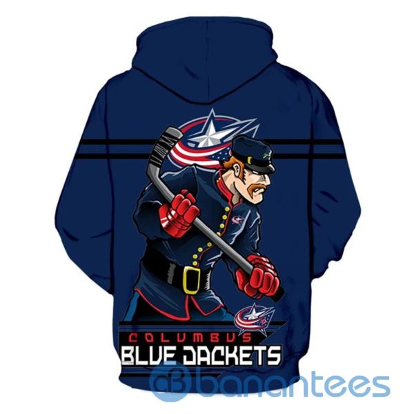 Columbus Blue All Over Printed 3D Hoodie, Zip Hoodie Product Photo
