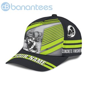 Concrete Finisher With Poured Concrete Custom Name Cap Product Photo